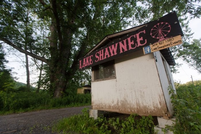 Entrance booth at Lake Shawnee Amusement Park